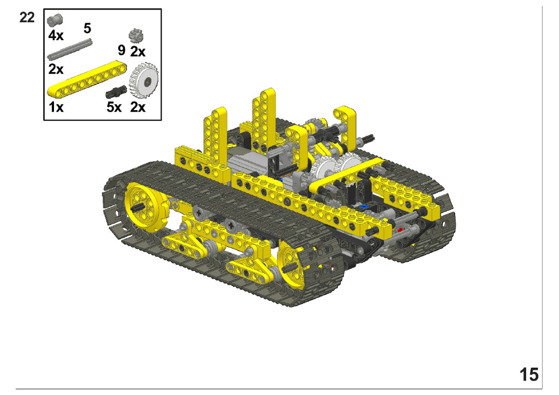 bøn Asser Øjeblik 8275 Model B – Crawler Loader – Nico71's Technic Creations