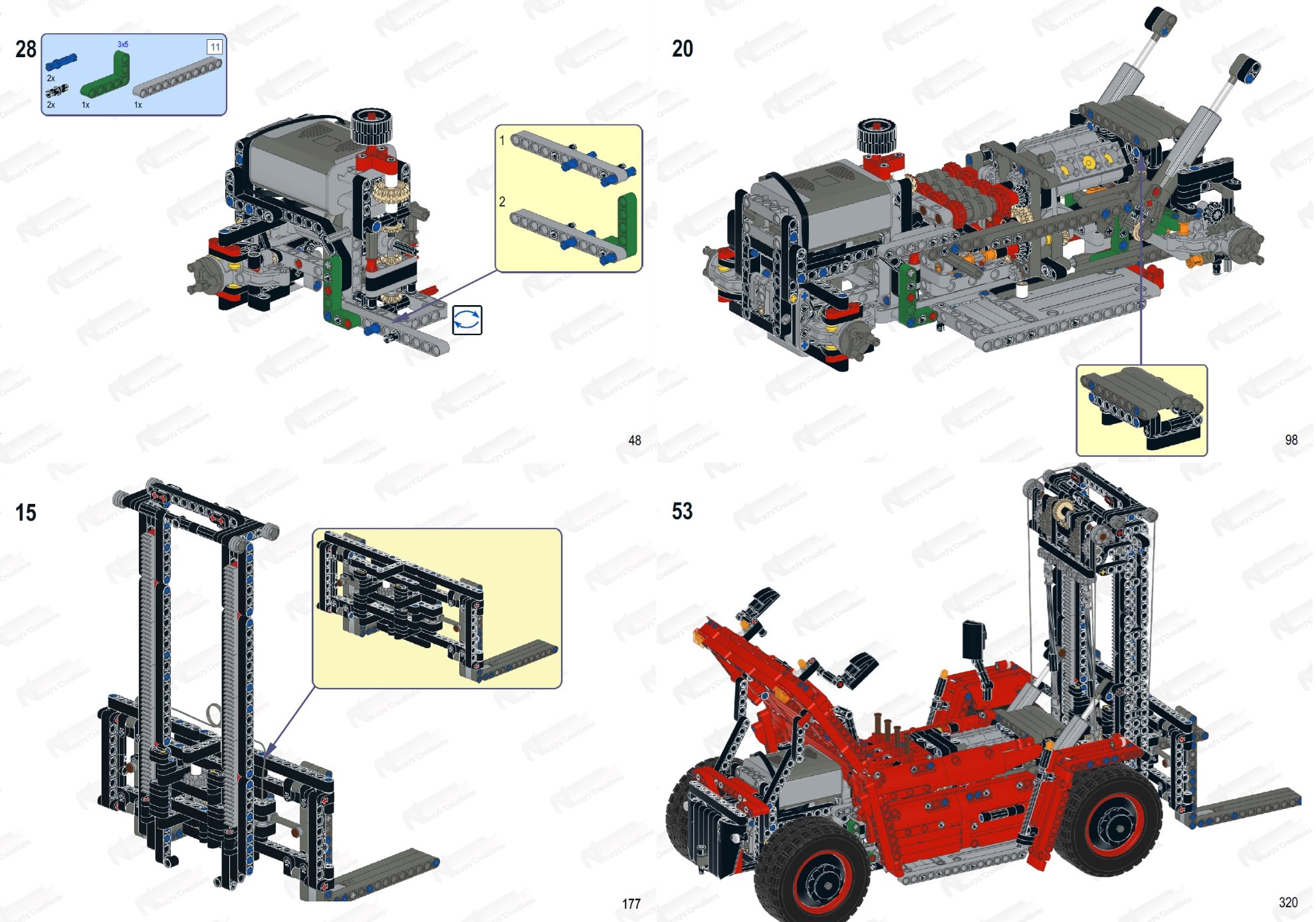lego 42082 alternate