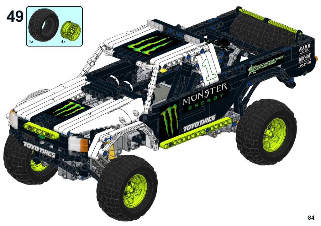 LEGO MOC Monster Energy Recoil Baja Truck by Nico71