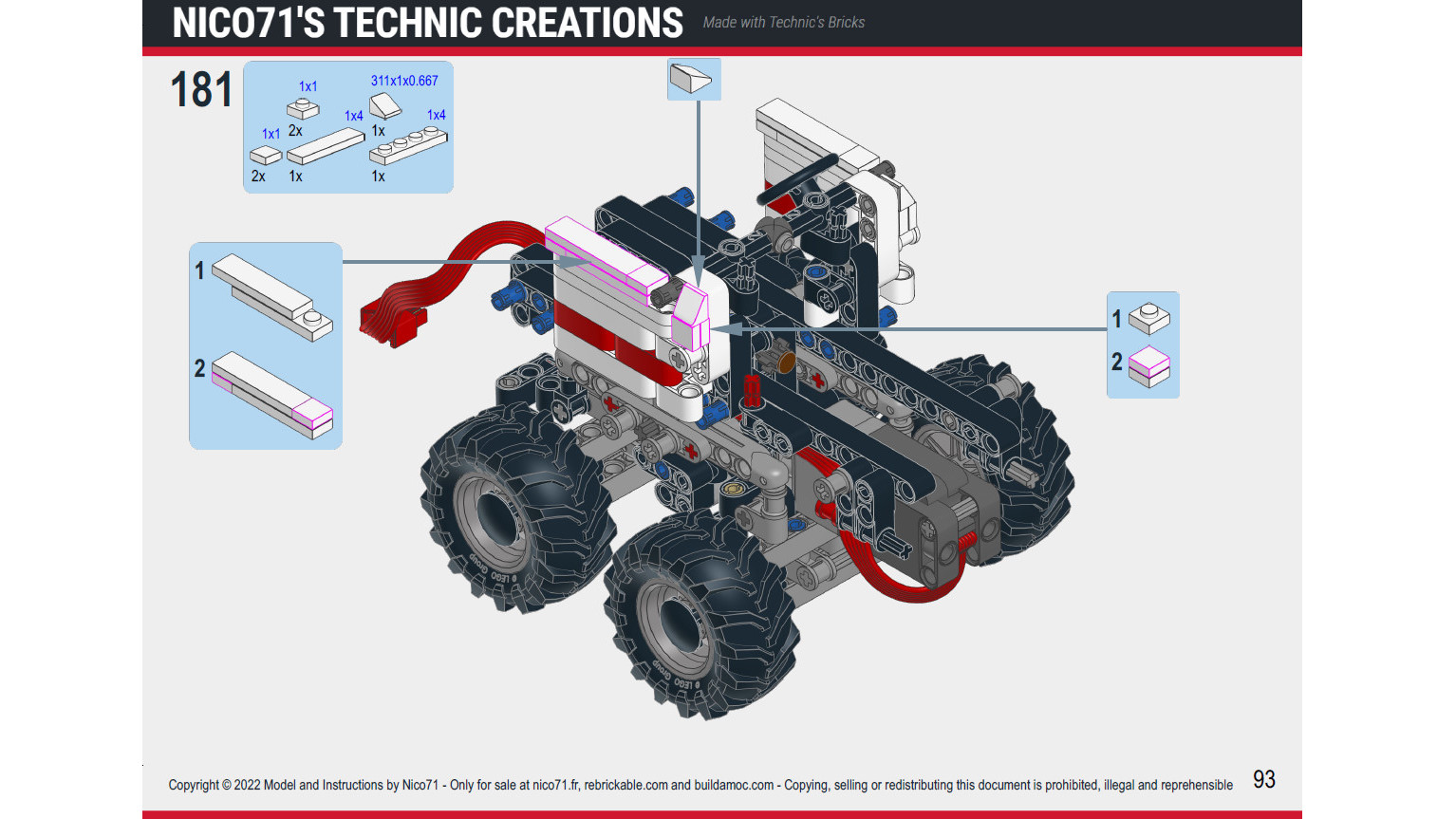 Nico71's Technic Creations – Made with Technic's Bricks